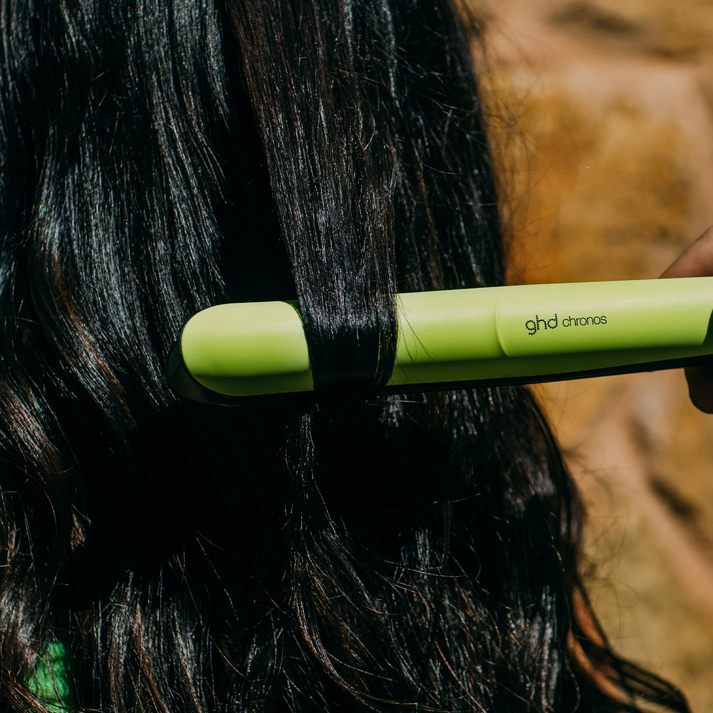 ghd Chronos - Hair Straightener in Cyber Lime Colour Crush