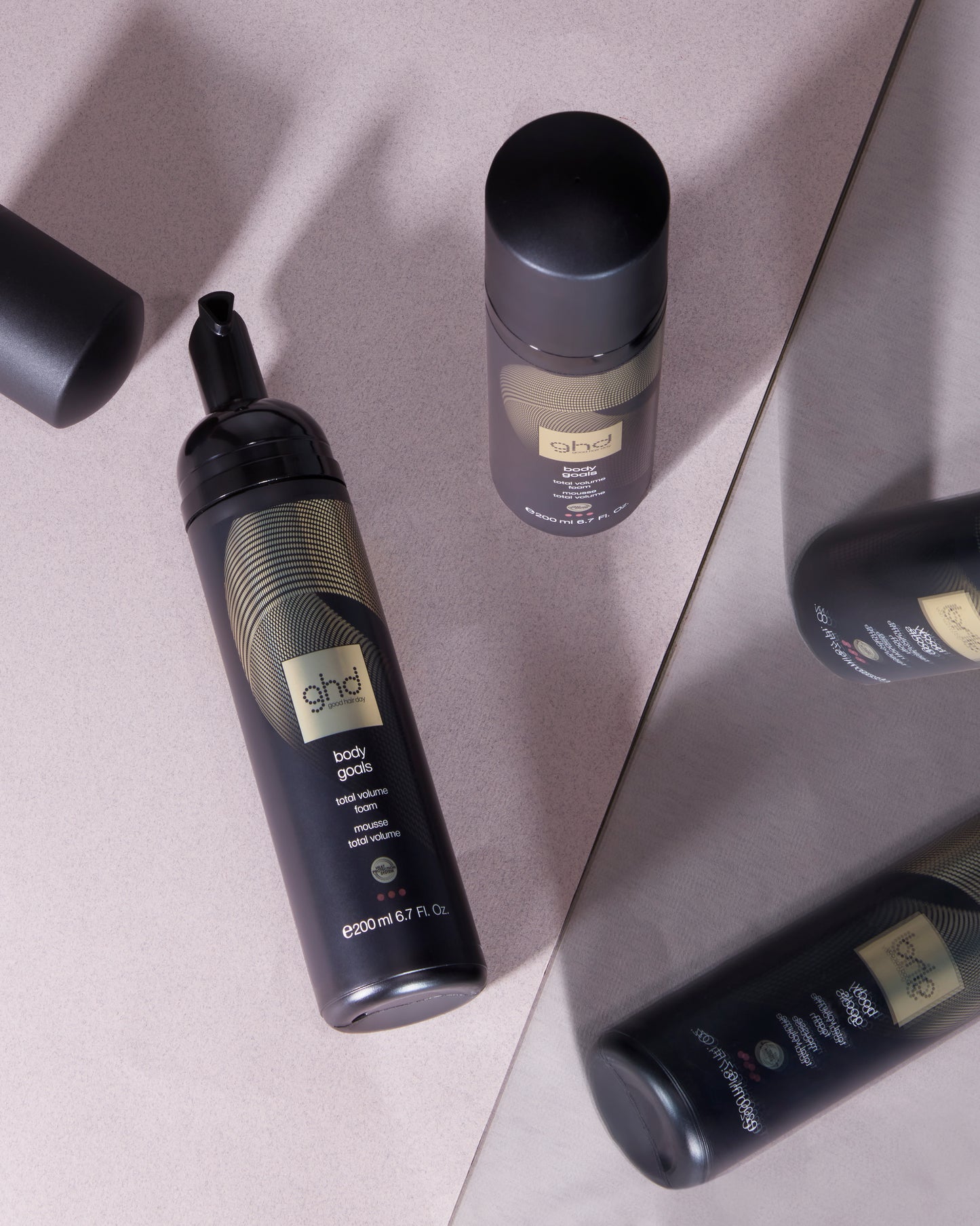 ghd body goals - total volume foam 200ml