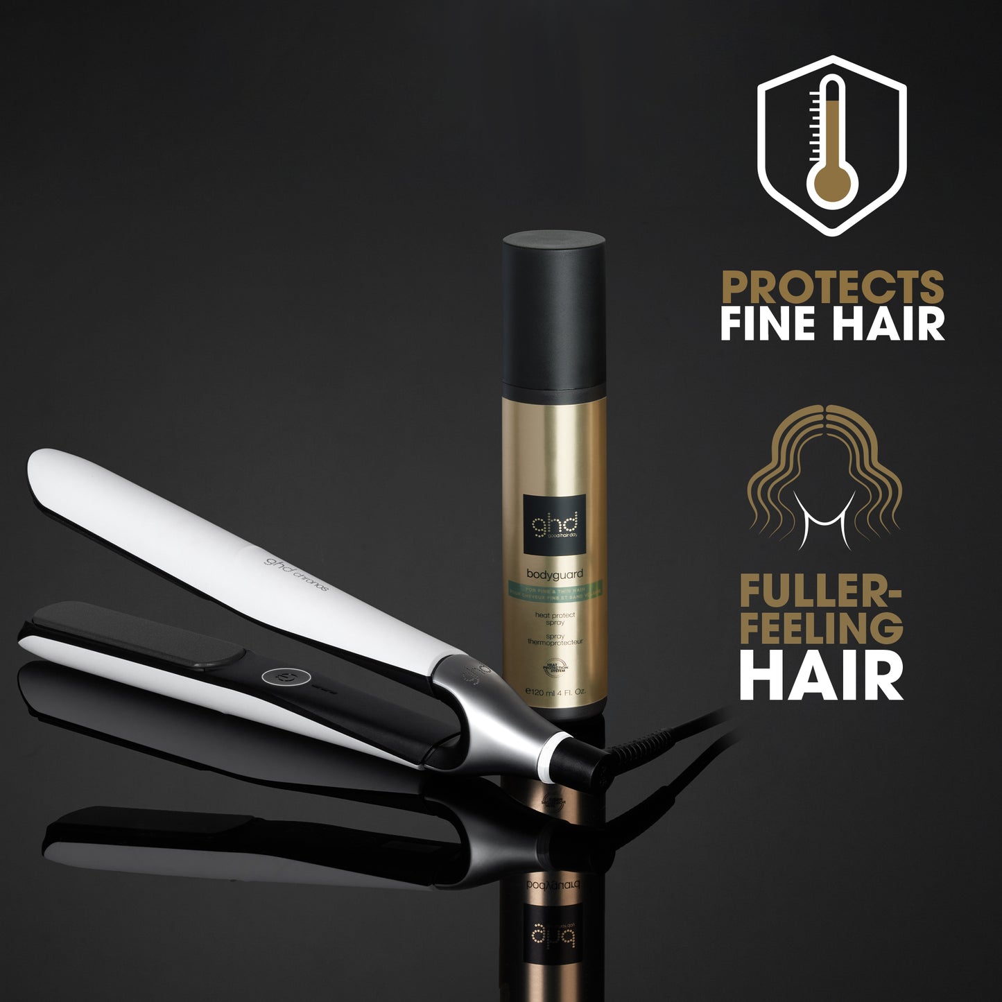 ghd Bodyguard - Heat Protect Spray For Fine & Thin Hair