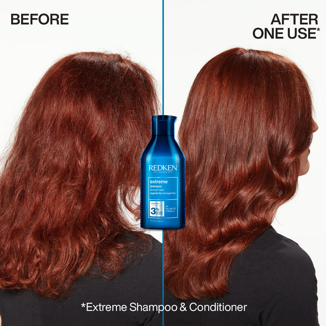 Redken Extreme Shampoo, Conditioner & Anti-Snap Bundle