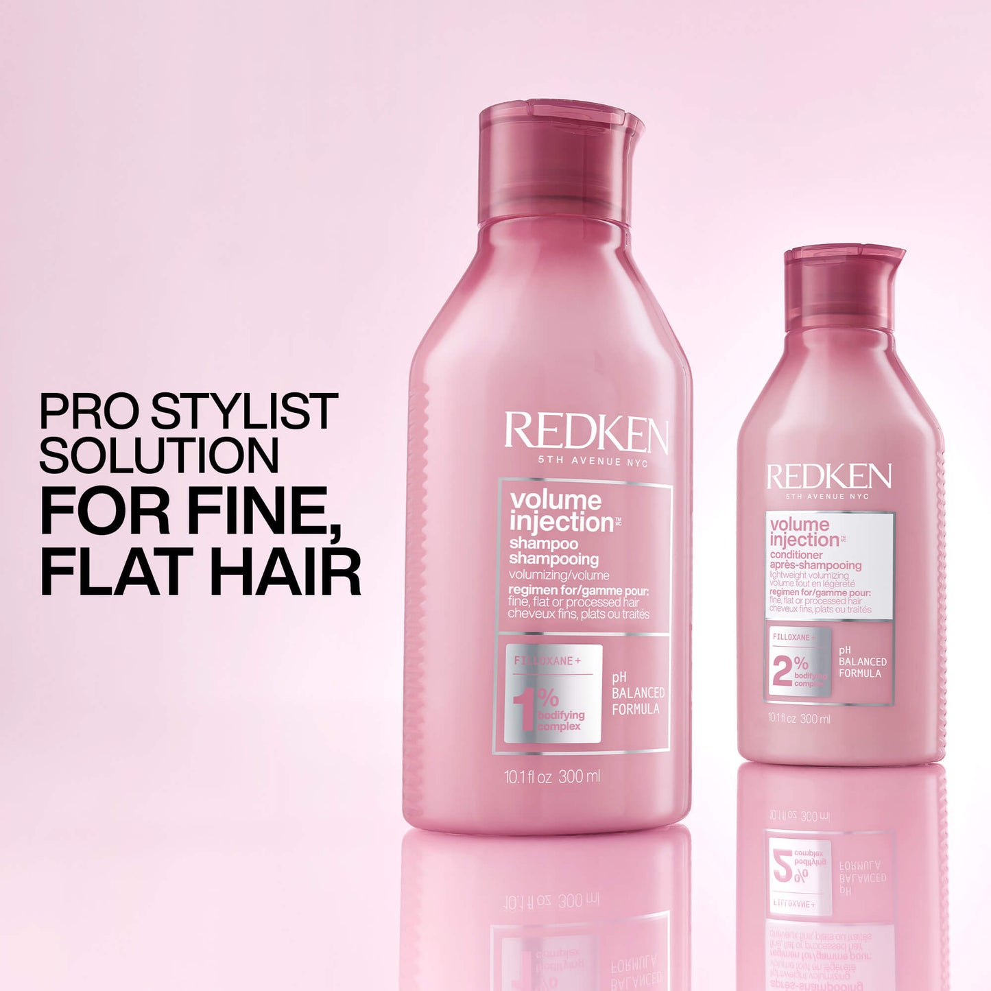 Volume Injection Shampoo, Conditioner & One United Spray