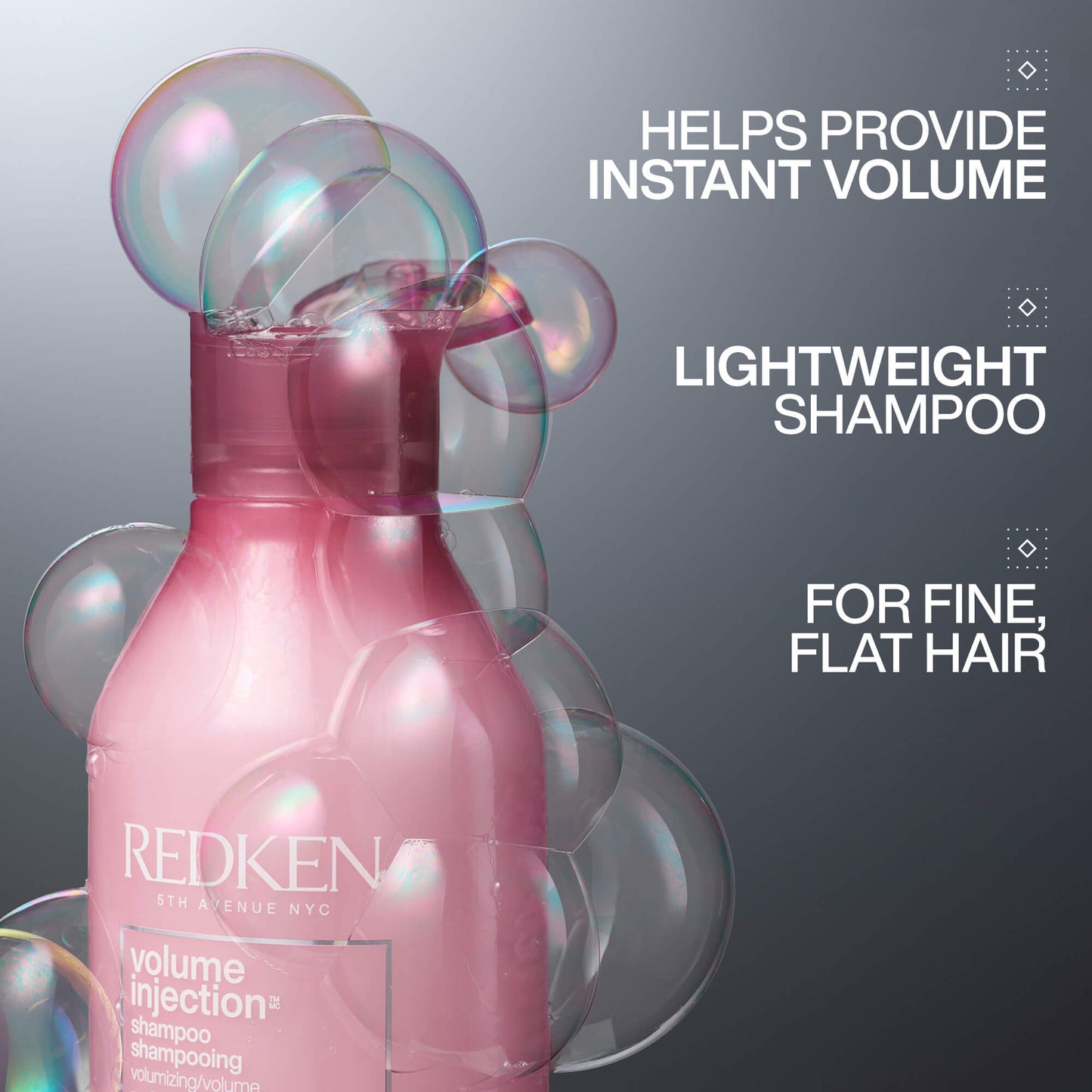 Volume Injection Shampoo, Conditioner & One United Spray