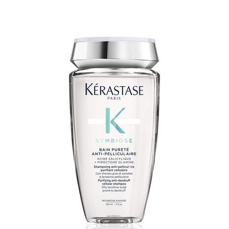 Kérastase Symbiose Purifying Shampoo For Oily Sensitive Scalp Prone To Dandruff, 250ml