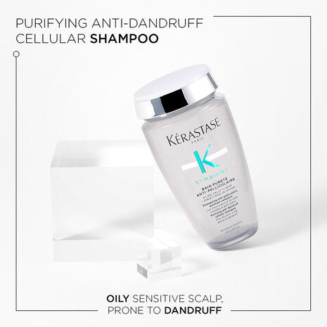 Kérastase Symbiose Purifying Shampoo For Oily Sensitive Scalp Prone To Dandruff, 250ml