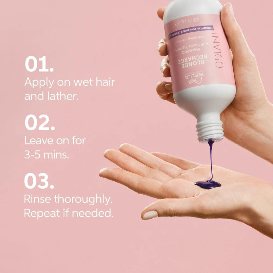Wella Invigo Blonde Recharge Colour Refreshing Shampoo 300ml