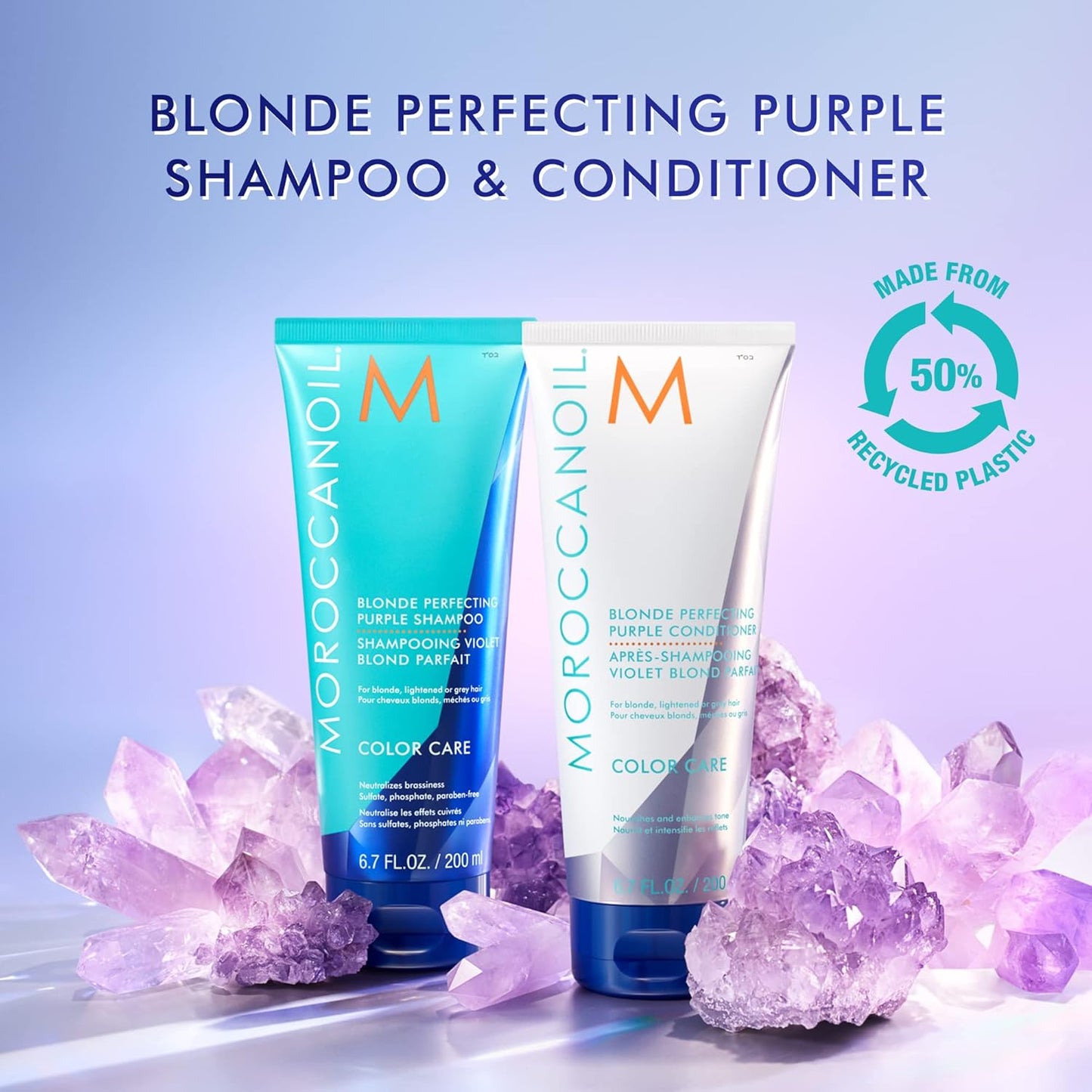 Moroccanoil Blonde Perfecting Shampoo 200ml