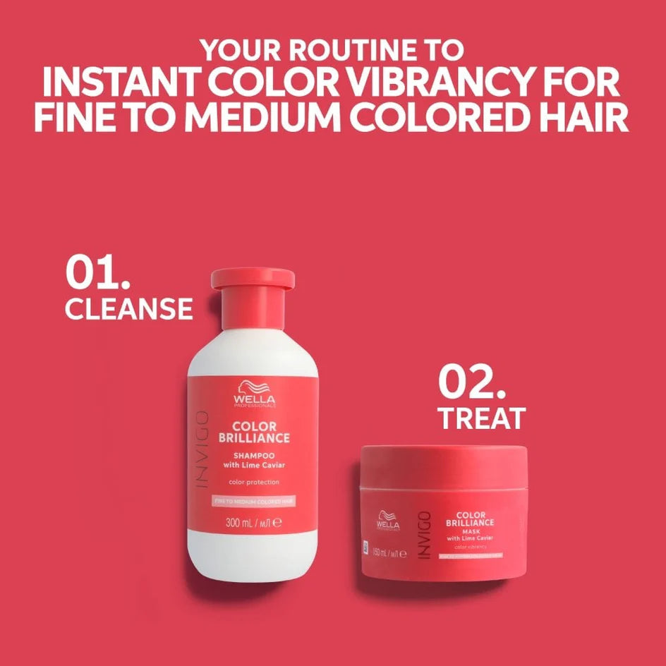 Wella Invigo Colour Brilliance Vibrant Colour Shampoo Fine/Normal Hair 300ml