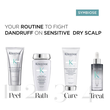 Kérastase Symbiose Moisturising Anti-Dandruff Shampoo, For Dry Sensitive Scalp 250ml