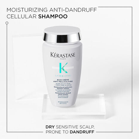 Kérastase Symbiose Moisturising Anti-Dandruff Shampoo, For Dry Sensitive Scalp 250ml