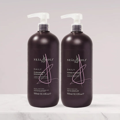 Neal & Wolf Daily Clean & Care 950ml Shampoo & Conditioner