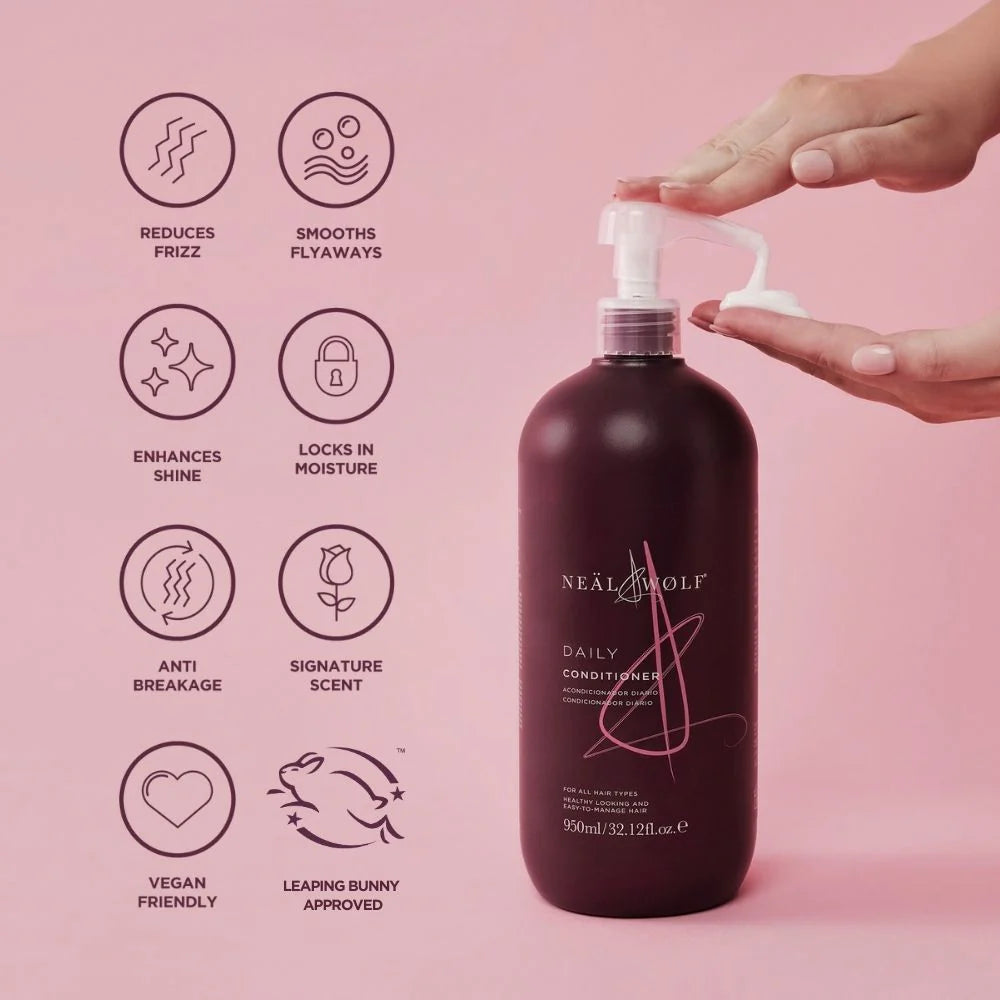 Neal & Wolf Daily Clean & Care 950ml Shampoo & Conditioner