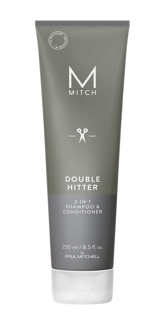 Paul Mitchell Mitch Double Hitter 2-in-1 Shampoo and Conditioner 250ml