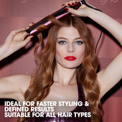 ghd Chronos & Helios Limited Edition Deluxe Gift Set - Hair Straighteners & Hair Dryer in Cherry Chic with Luxe Vanity Case