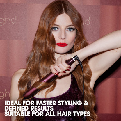 ghd Chronos Limited Edition Gift Set - Hair Straighteners in Cherry Chic with Luxe Vanity Case, 3x Faster Styling, No Heat Damage