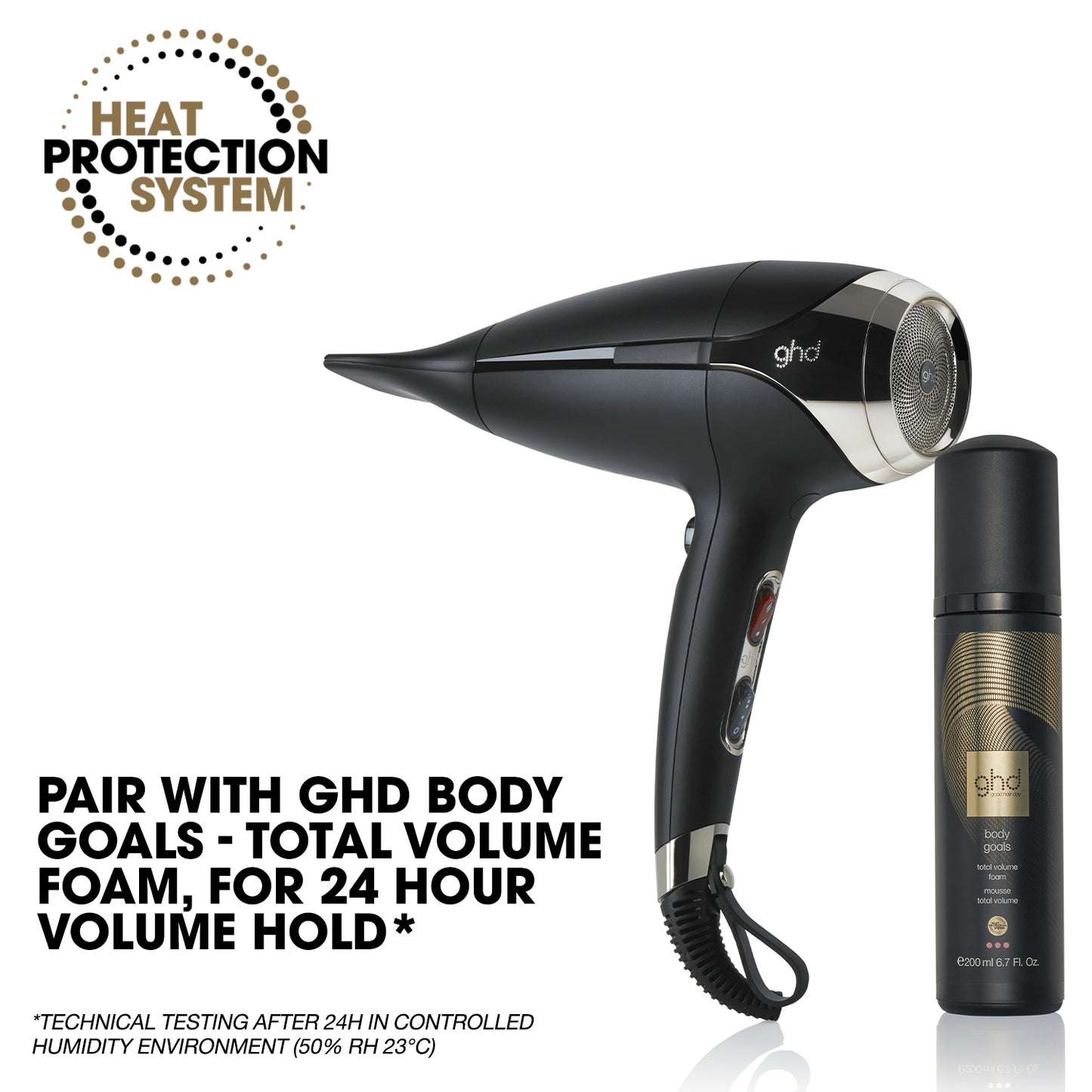 ghd Helios™ Professional Hair Dryer In Black