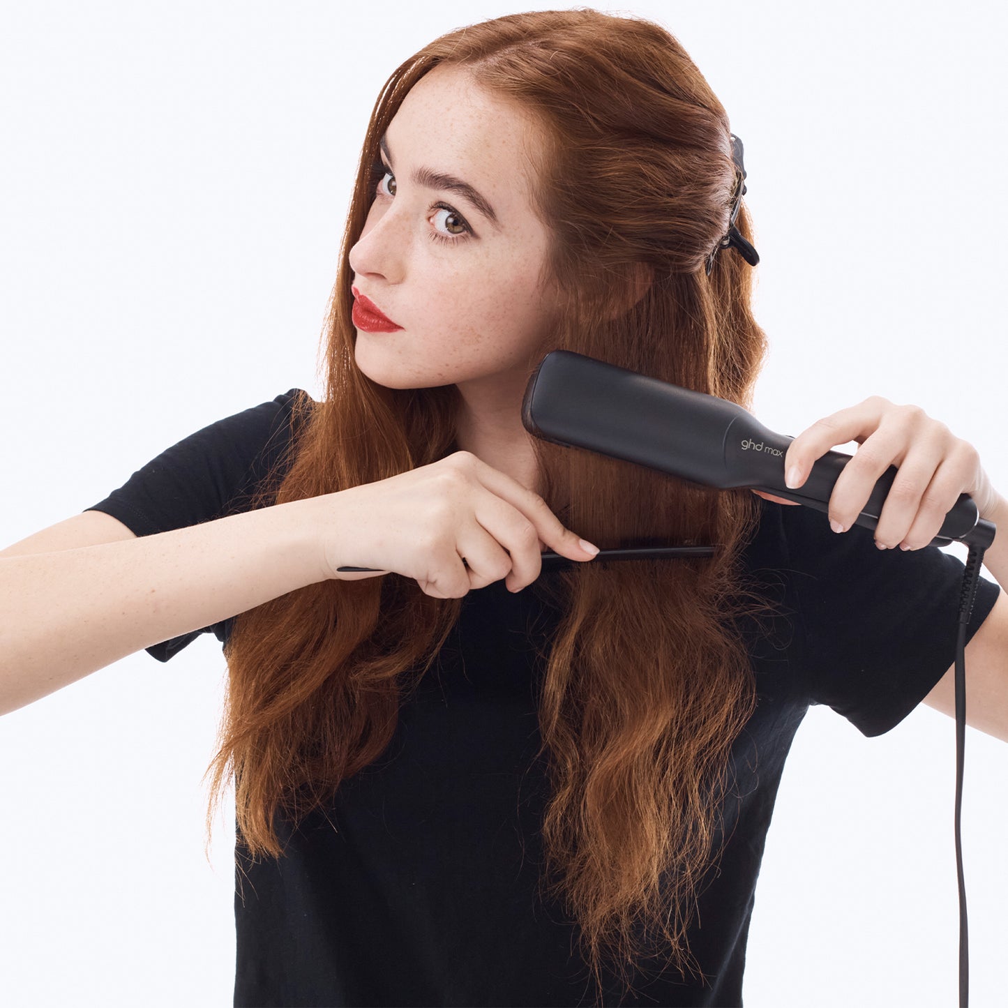 ghd Max - Wide Plate Hair Straightener (42mm Plate) Black