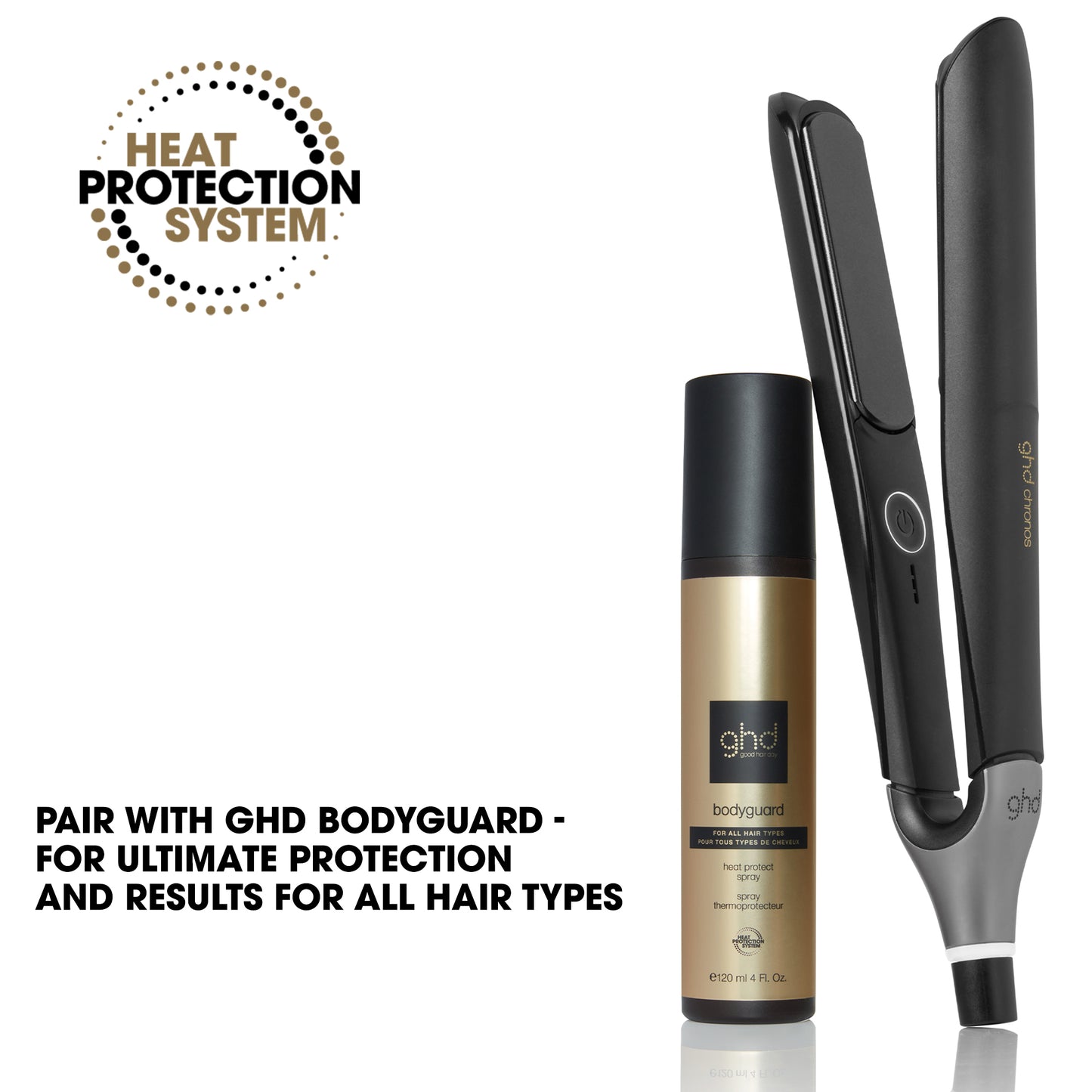ghd Chronos - Hair Straightener (Black)