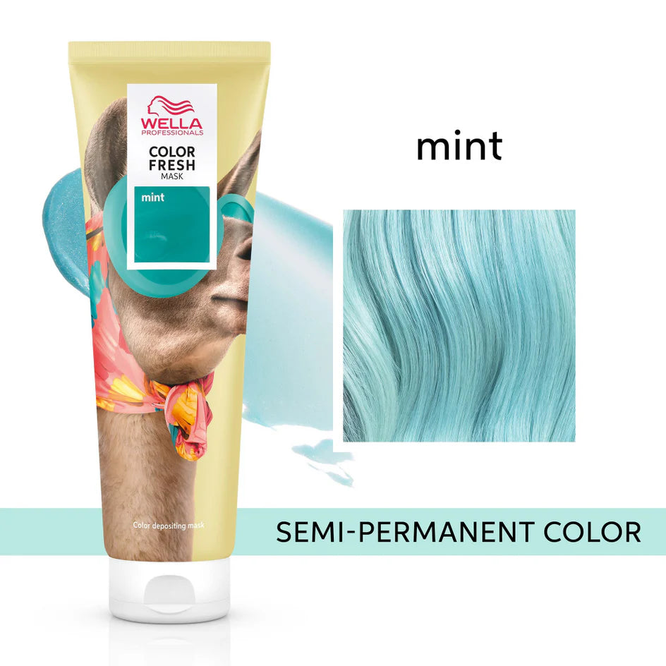 Wella Color Fresh Semi-Permanent Colour Mask - Mint 150ml