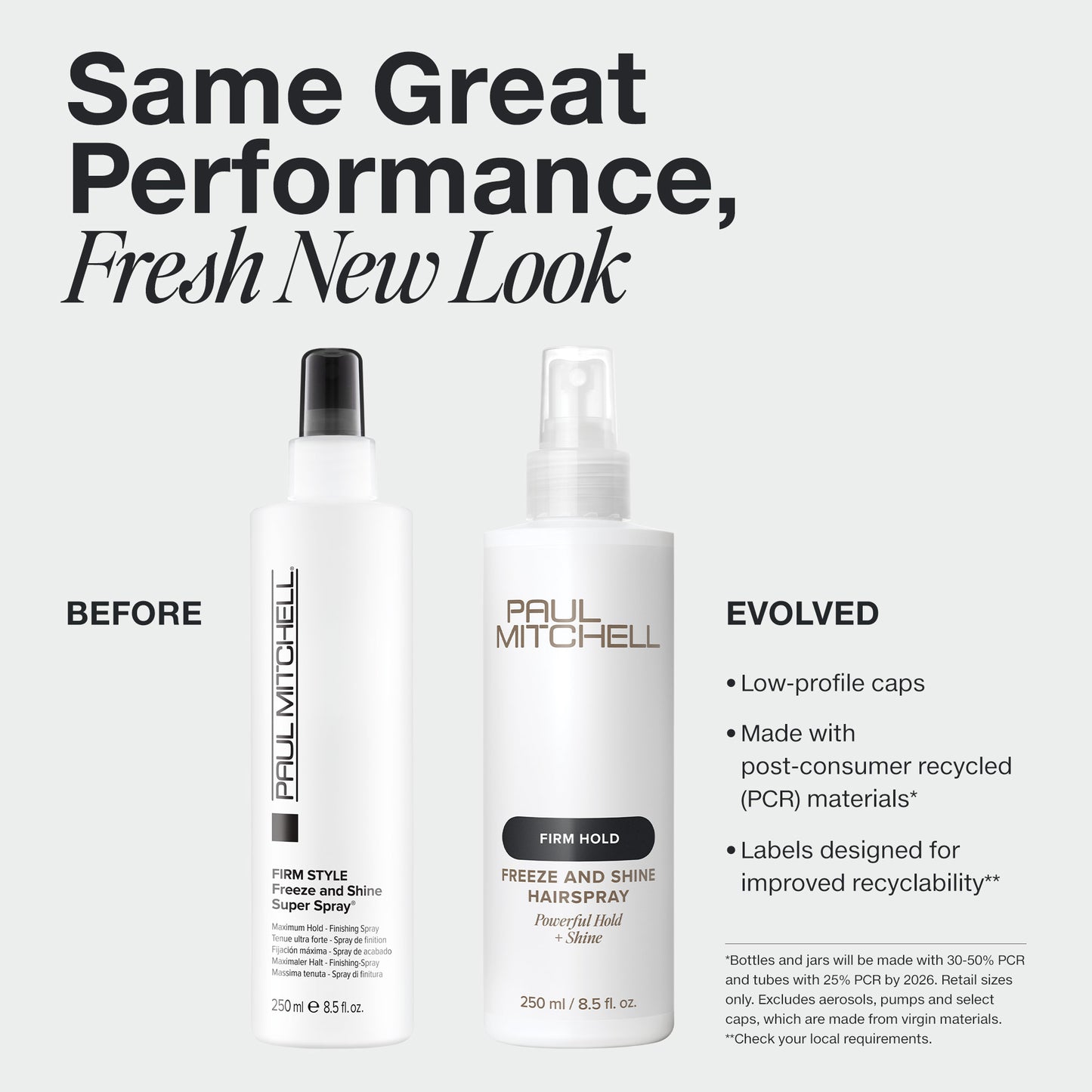 Paul Mitchell Freeze and Shine Super Spray 250ml updated packaging