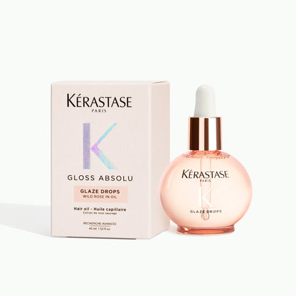 Kérastase Gloss Absolu Glaze Drops Hair Oil with Wild Rose 45ml