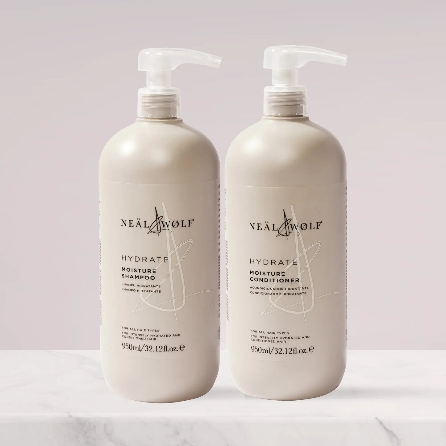 Neal & Wolf Nourish & Restore 950ml Shampoo & Conditioner Duo