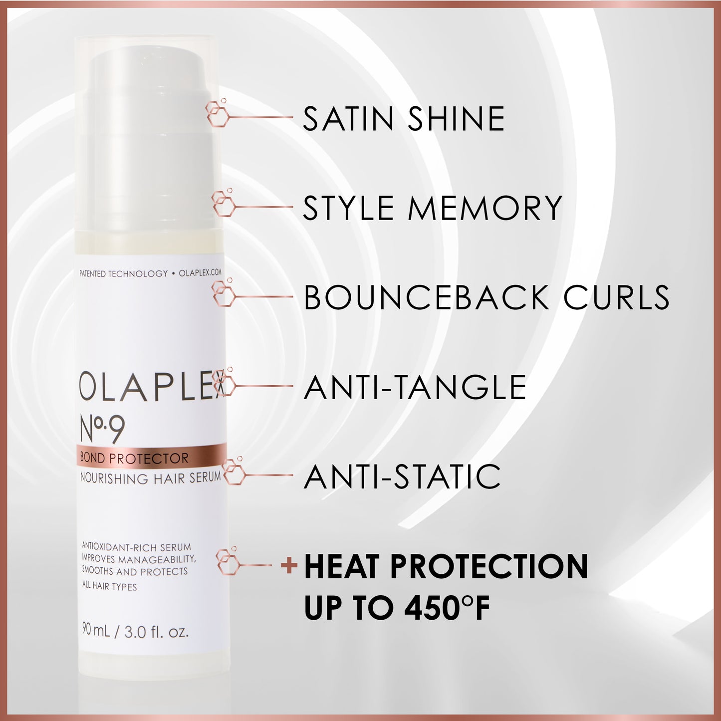 Olaplex No. 9 Bond Protector Heat Protection and Frizz Reduction Nourishing Hair Serum 90ml