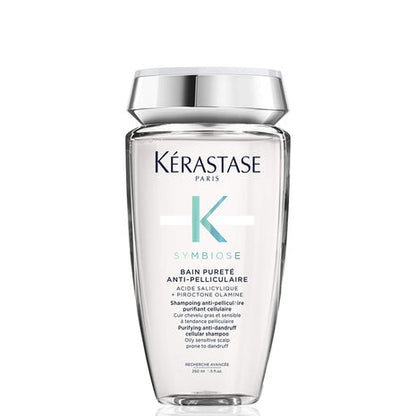 Kérastase Symbiose Purifying Shampoo For Oily Sensitive Scalp Prone To Dandruff, 250ml