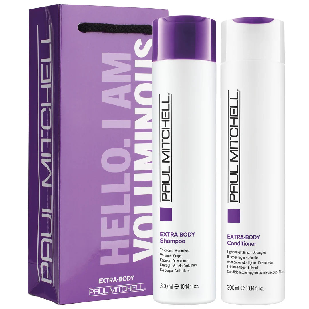 Paul Mitchell Extra Body Shampoo & Conditioner 300ml Bonus Bag