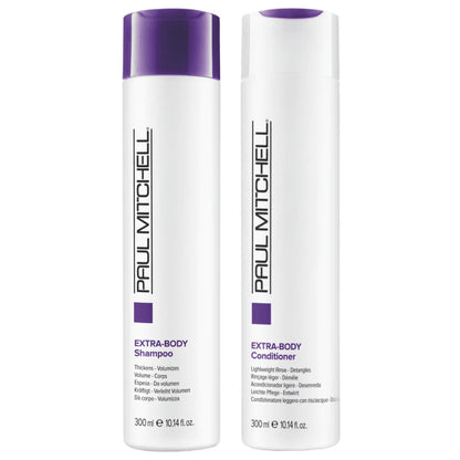 Paul Mitchell Extra Body Shampoo & Conditioner 300ml Bonus Bag