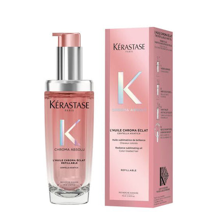 Kérastase Chroma Absolu L'huile Chroma Éclat Refillable Hair Oil, For Colour-Treated Hair 75ml