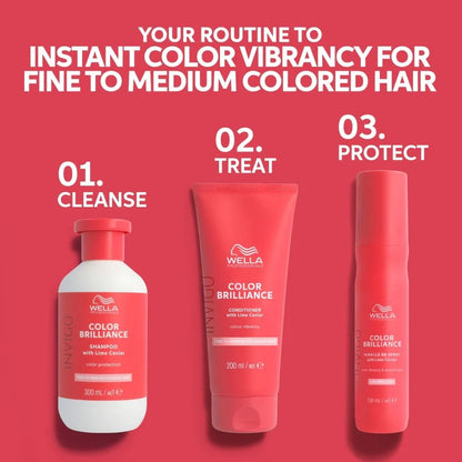 Wella Invigo Color Brilliance Vibrant Color Conditioner for Fine Hair 200ml