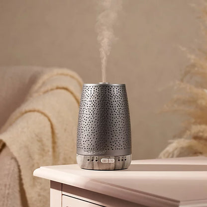 Yankee Candle Sleep Diffuser Starter Kit - Silver - Peaceful Dreams Electric Fragrance Diffuser
