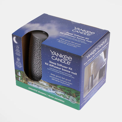 Yankee Candle Sleep Diffuser Starter Kit - Silver - Peaceful Dreams Electric Fragrance Diffuser